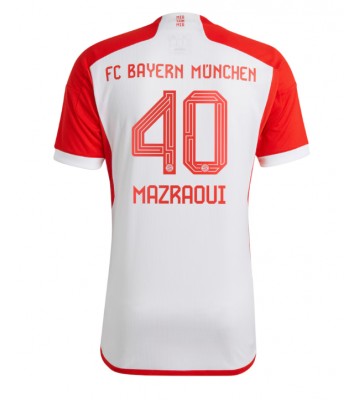 Bayern Munich Noussair Mazraoui #40 Replika Hjemmebanetrøje 2023-24 Kortærmet